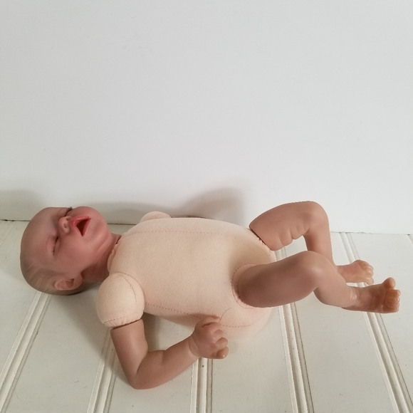 Bonnie Brown Reborn Baby Doll Twin-A Painted Closed Eyes Realistic Infant - Picture 6 of 11